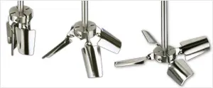 collapsible impeller for utility mixing