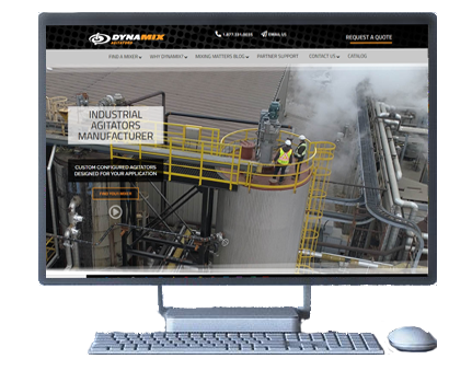screen capture of dynamix site