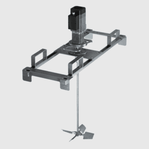 Tote Mixer – Electric Gearmotor – 0.5 HP – ITM 7300 Series Bridge Mount Single & Dual Dynaflow Impeller – 3 Phase