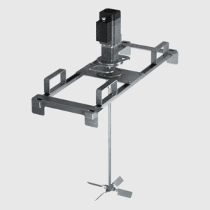 Tote Mixer – Electric Gearmotor – 0.5 HP – ITM 7300 Series Bridge Mount Single & Dual Pitch Impeller – 3 Phase
