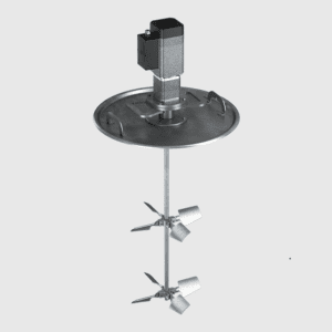 Tote Mixer – Electric Gearmotor – 0.5 HP – ITM 7300 Series Drum Lid SS Mount Single & Dual Dynaflow Impeller – 3 Phase