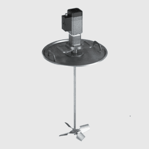 Tote Mixer – Electric Gearmotor – 0.5 HP – ITM 7300 Series Drum Lid SS Mount Single & Dual Dynaflow Impeller – 3 Phase