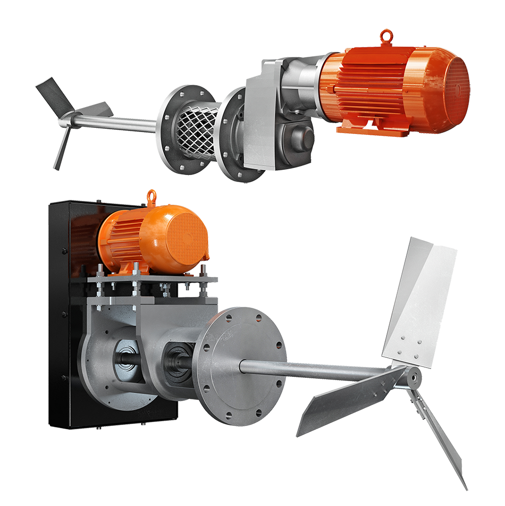 Side Entry Mixers Belt Drive and Gear Drive, Tank Agitator Mixer, Tank Mixers