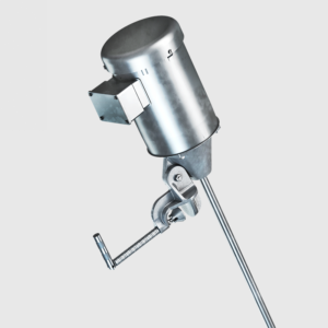 200L Drum Mixer – 1 HP Light  Clamp Mount Electric Direct Drive Mixer Dual Propeller – MMX-1110D-C2