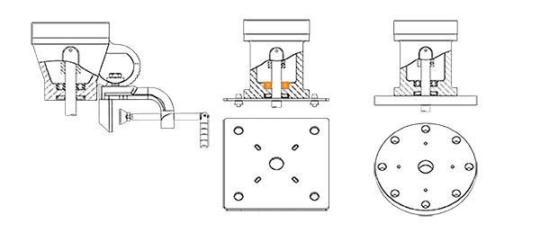 Clamp and Plate and Flange Mounts